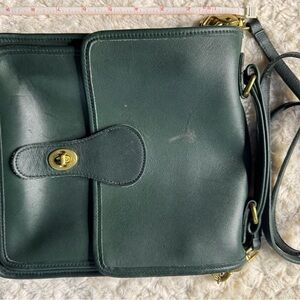 Vintage Leather Coach Station 9927 Bag